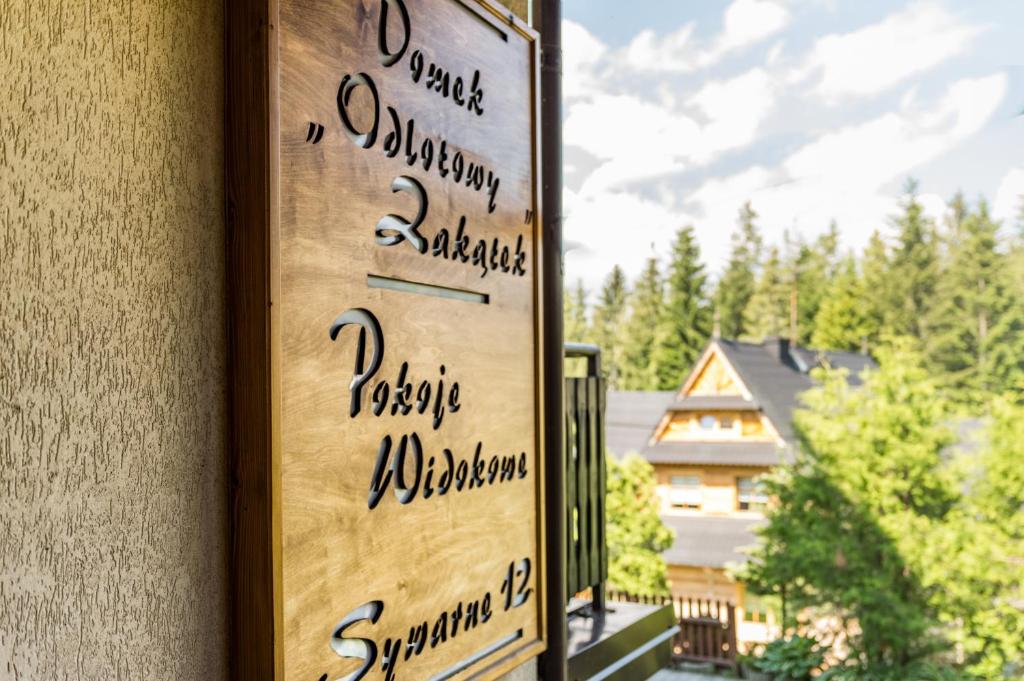 Certifikát, ocenenie alebo iný dokument vystavený v ubytovaní Domek Odlotowy Zakatek