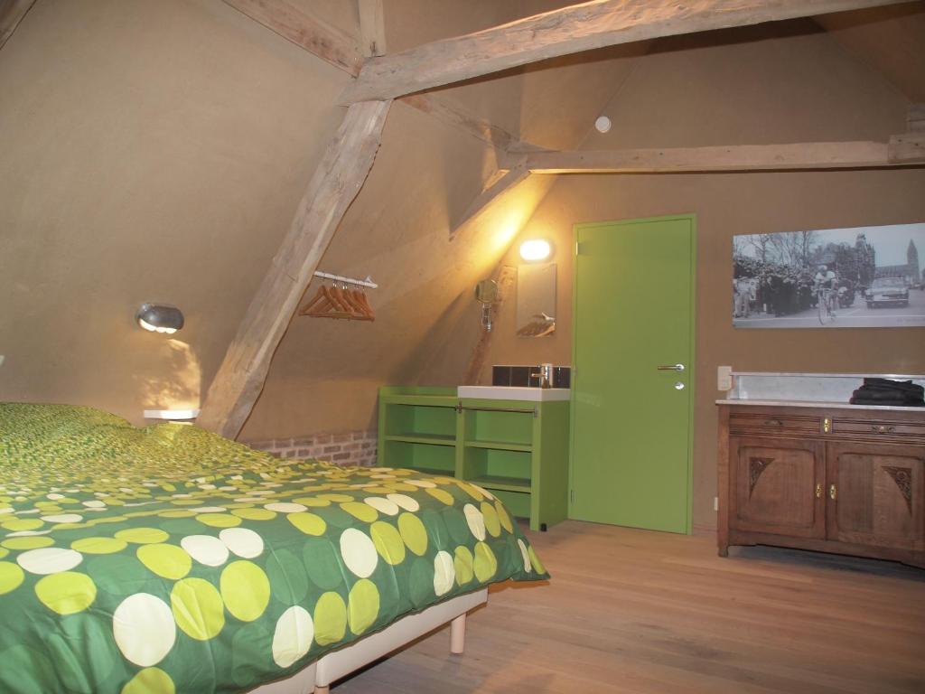 Postel nebo postele na pokoji v ubytování Grote Goesting holiday house