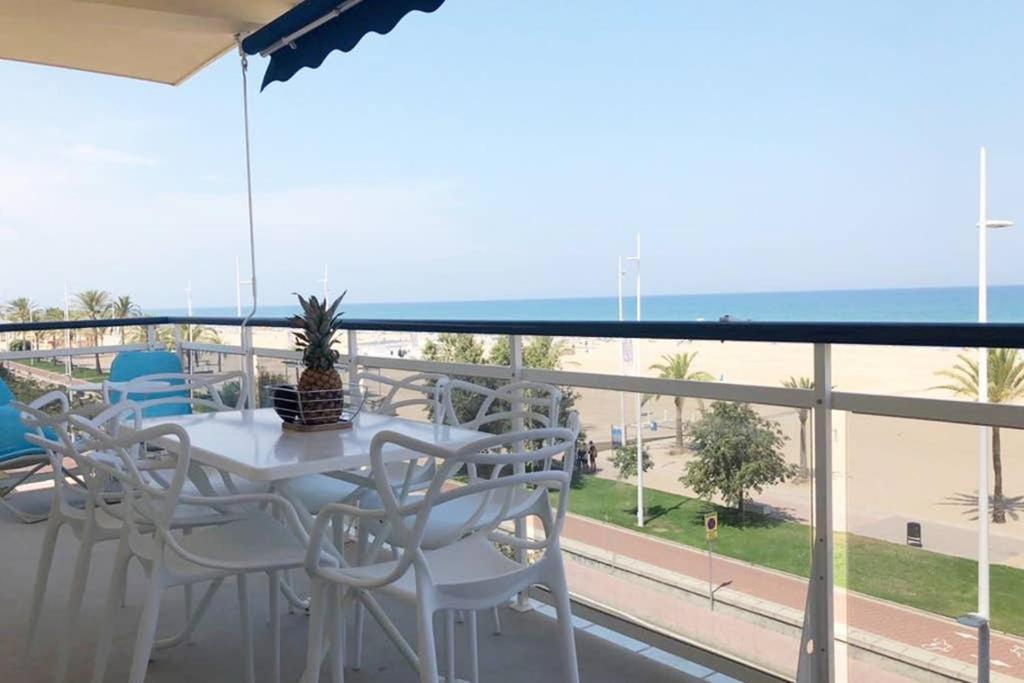 Balkón nebo terasa v ubytování Playa de Gandia 1ere ligne El Galeon