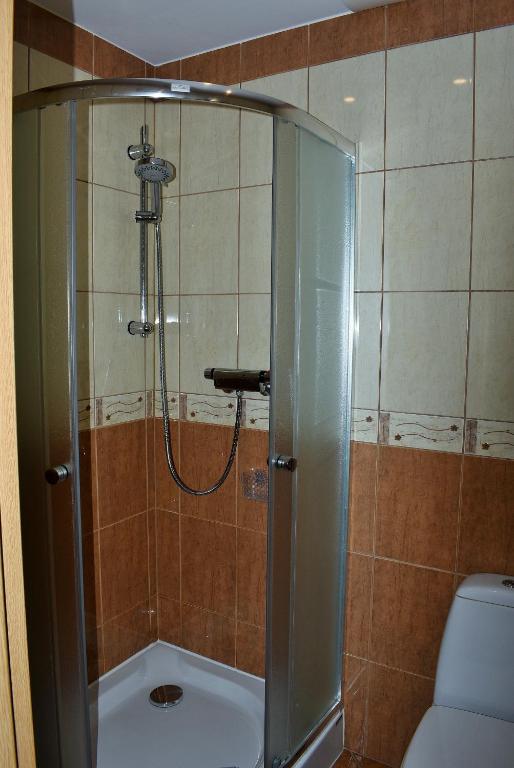Kúpeľňa v ubytovaní Pokoje nad rzeką