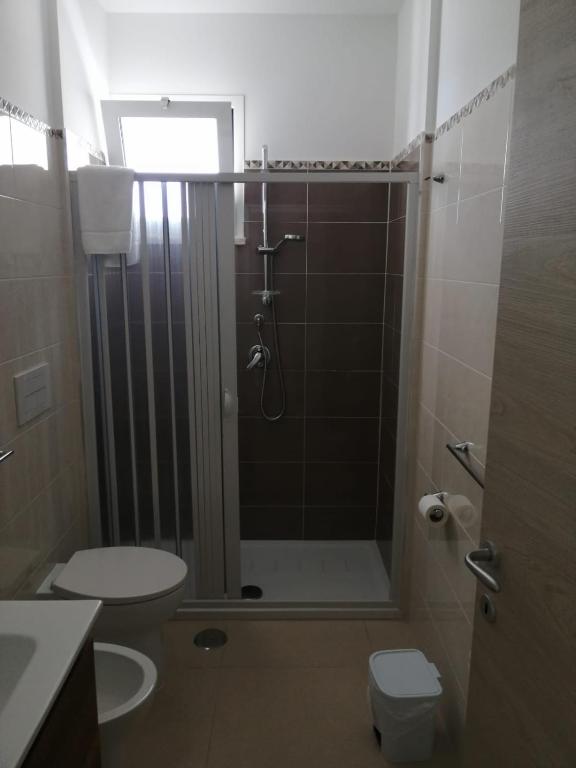 Koupelna v ubytování Hotel Tirreno Formia