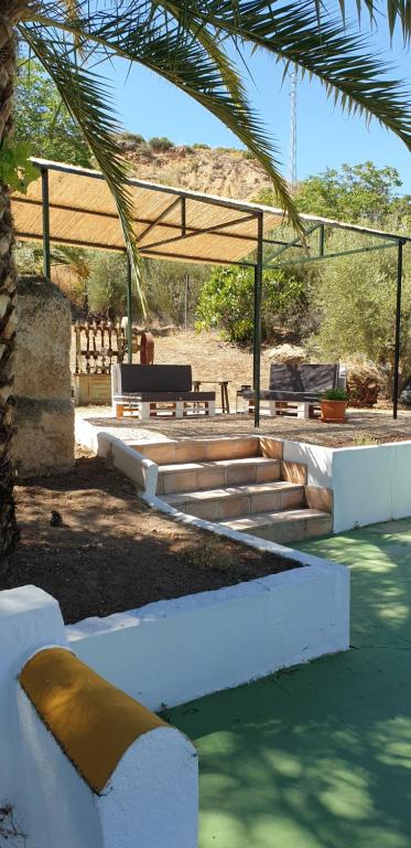 Bazén v ubytování CASA RURAL CORTIJO LAS HUERTAS nebo v jeho okolí