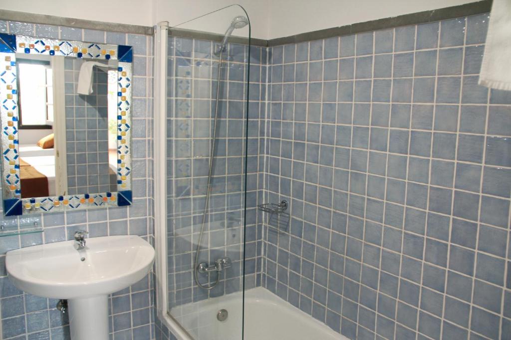 Kúpeľňa v ubytovaní La Piquera Hostal