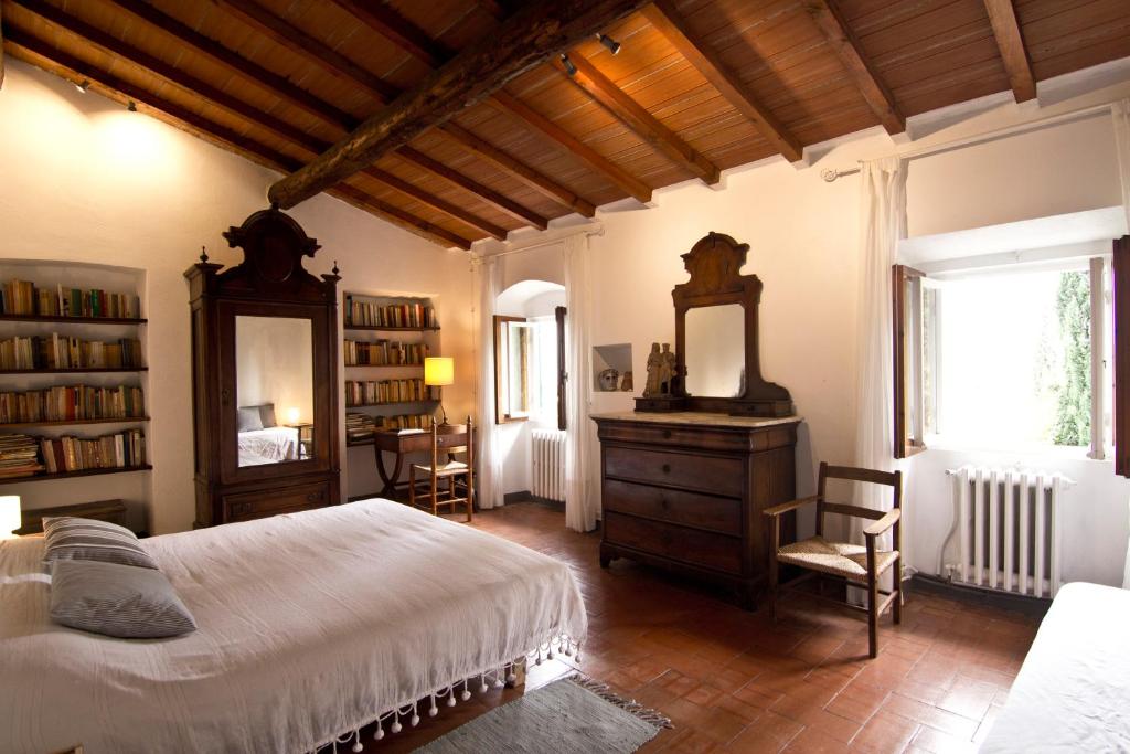 Letto o letti in una camera di Il Monasteraccio