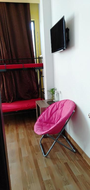 Homestay Xì Trumにあるテレビまたはエンターテインメントセンター