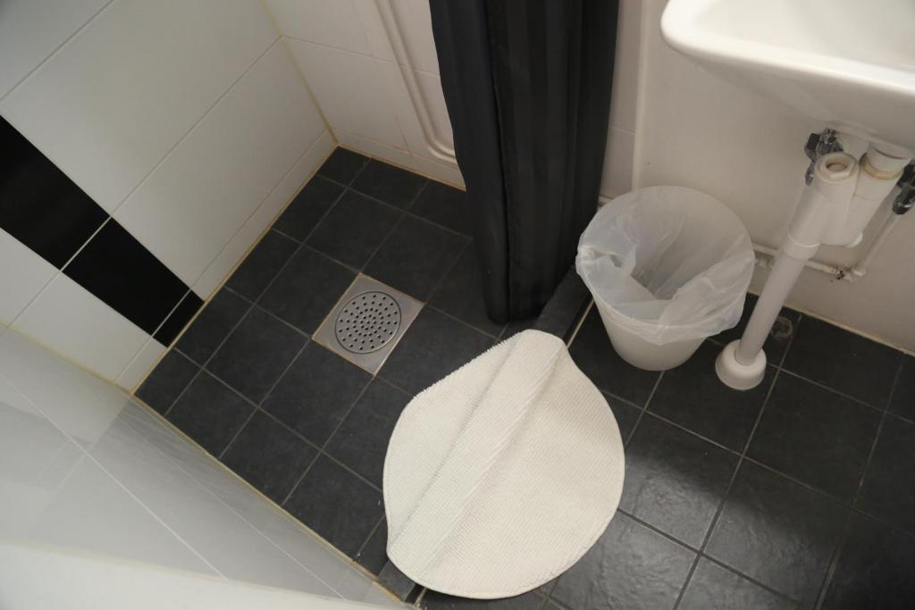 Koupelna v ubytování Vingåker Hotell