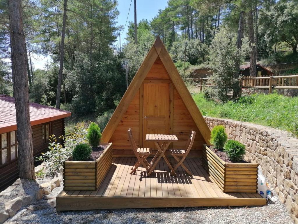 Zahrada ubytování Camping La Ribera Salada