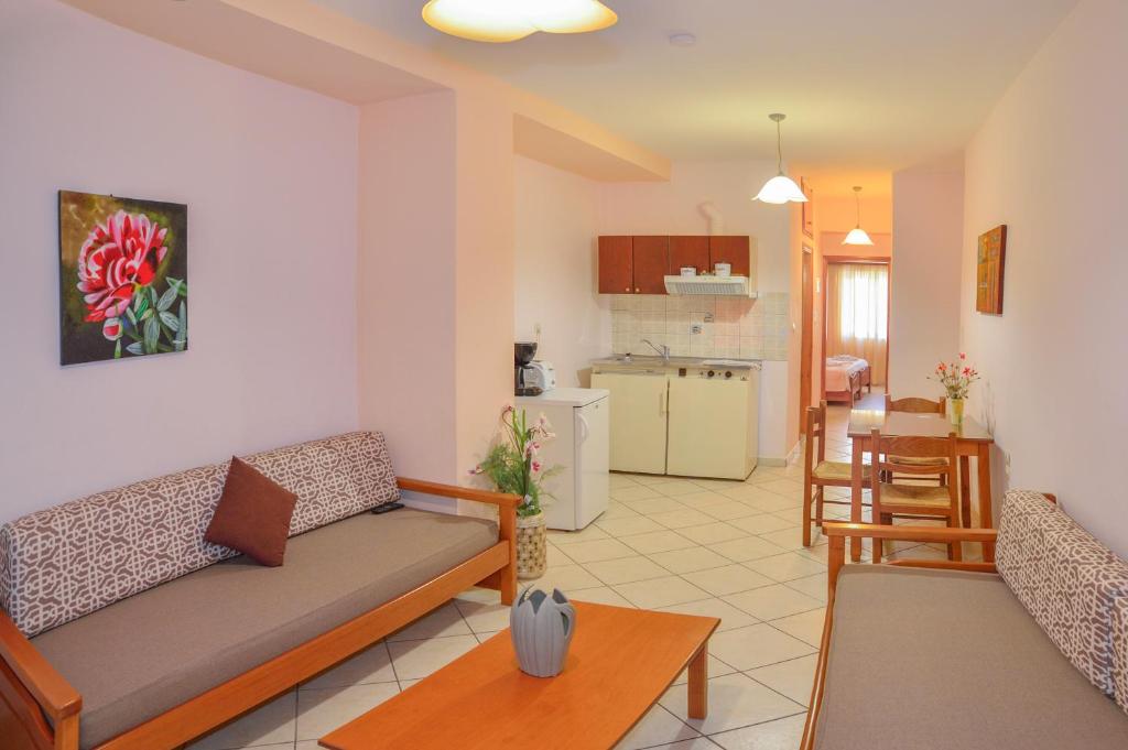 Kuchyň nebo kuchyňský kout v ubytování Villa Mimagia Apartments