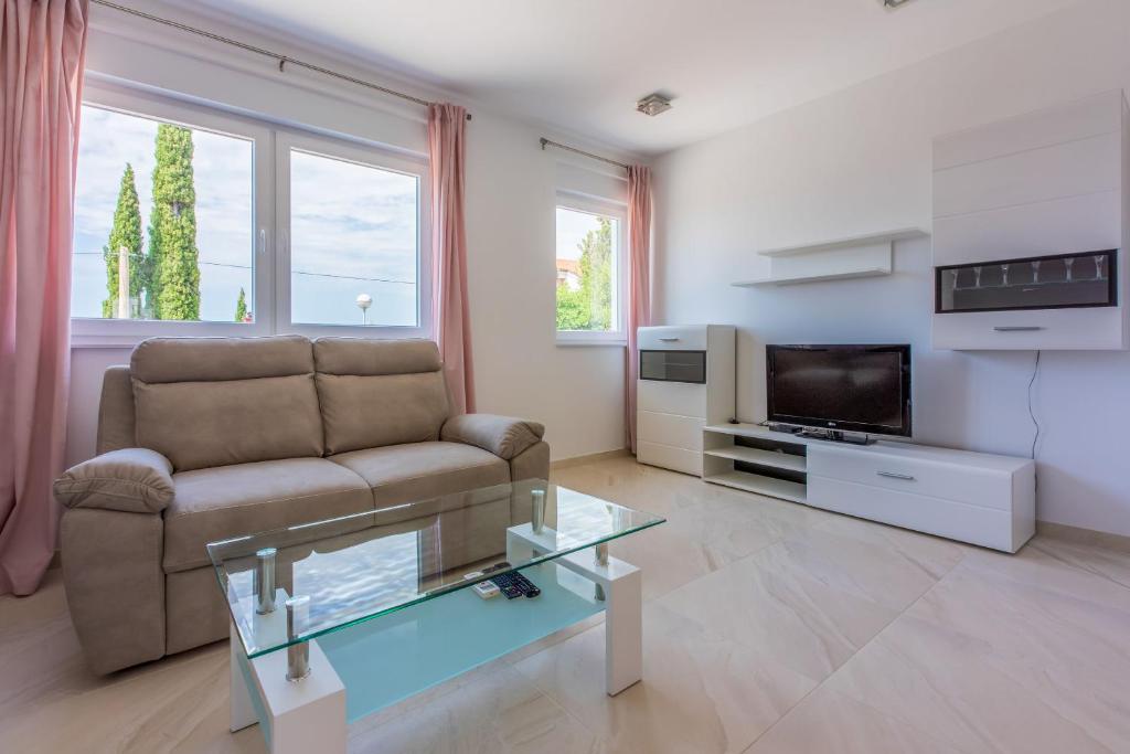 TV a/nebo společenská místnost v ubytování Apartments Cvetkovic