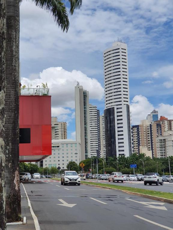  Flat mobiliado em frente ao shopping Flamboyant