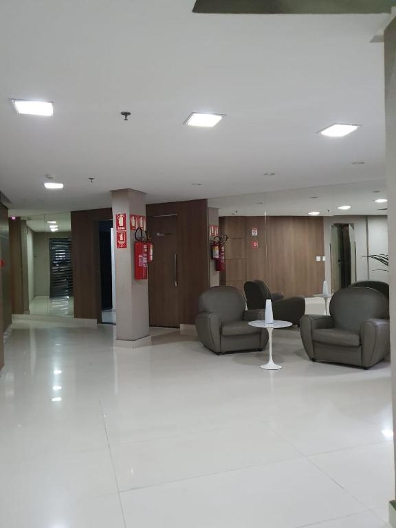  Flat mobiliado em frente ao shopping Flamboyant