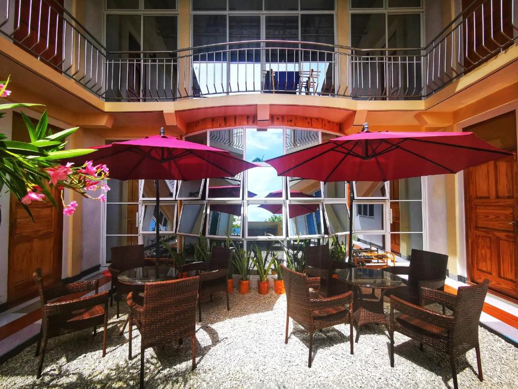 Restaurace v ubytování Mirian Sky