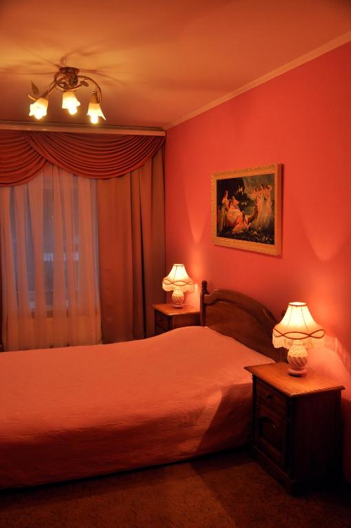 Postel nebo postele na pokoji v ubytování Knaus Apartments