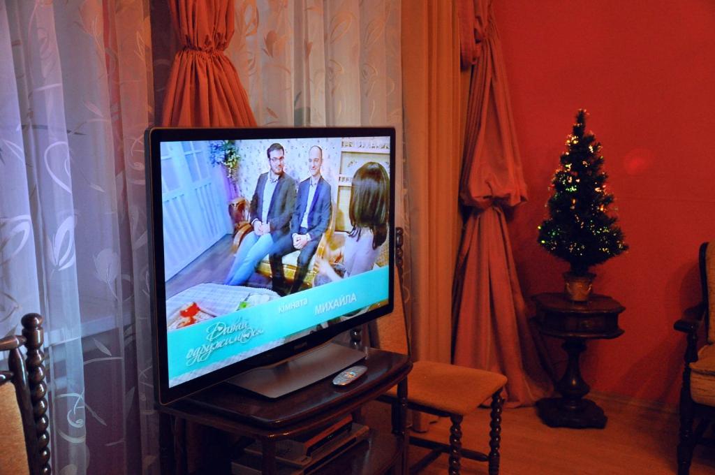 TV a/nebo společenská místnost v ubytování Knaus Apartments
