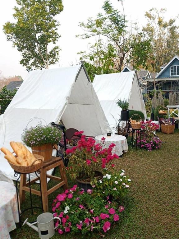 Zahrada ubytování Baan JaoKorKluay บ้านเจ้ากอกล้วย