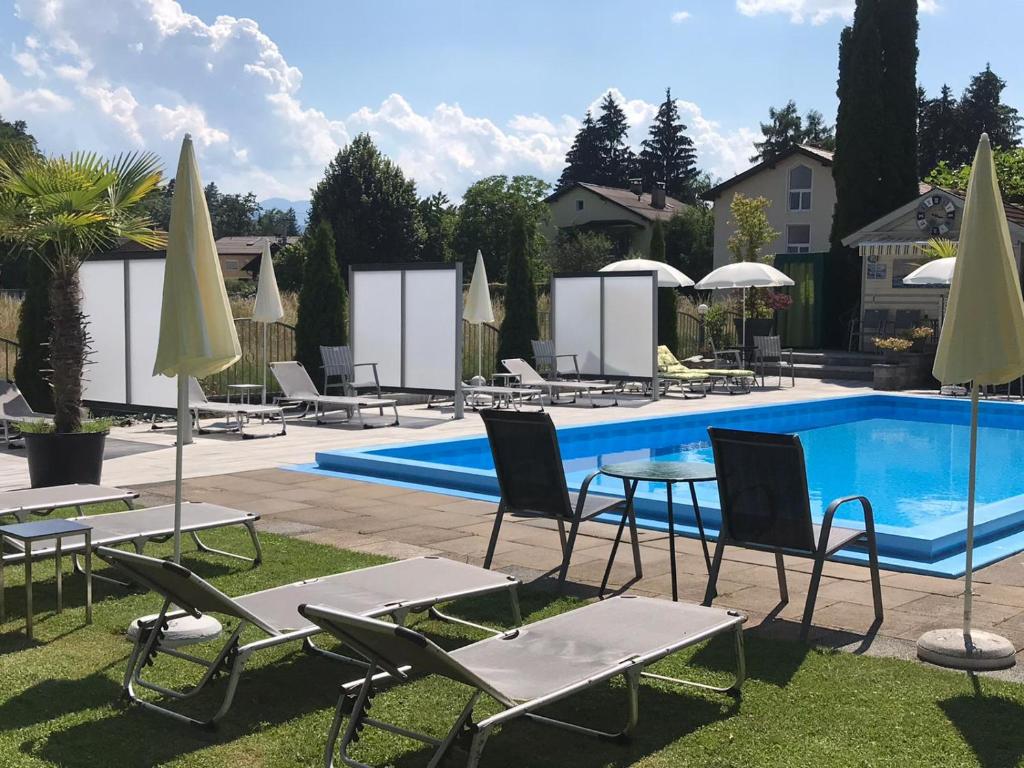 Bazén v ubytování Ferienanlage Seehof nebo v jeho okolí