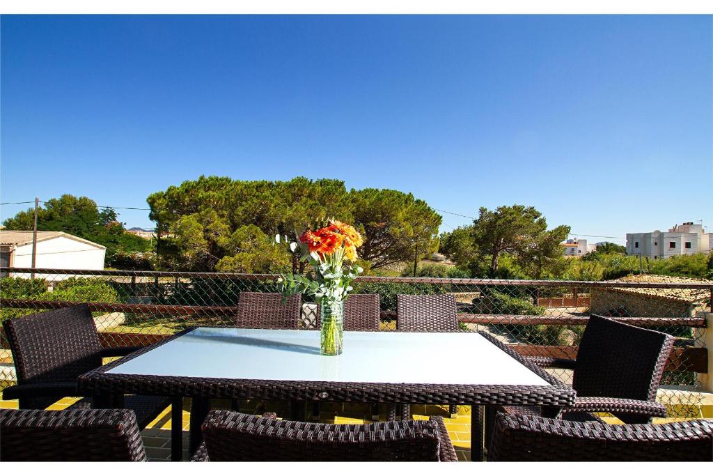 A balcony or terrace at Villa Animeta