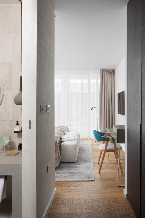 Posteľ alebo postele v izbe v ubytovaní Design Villa Noble with Spa