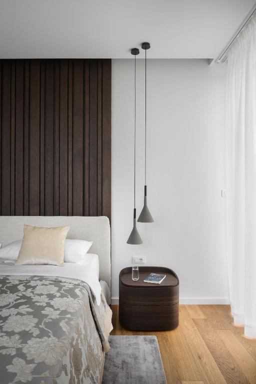 Posteľ alebo postele v izbe v ubytovaní Design Villa Noble with Spa