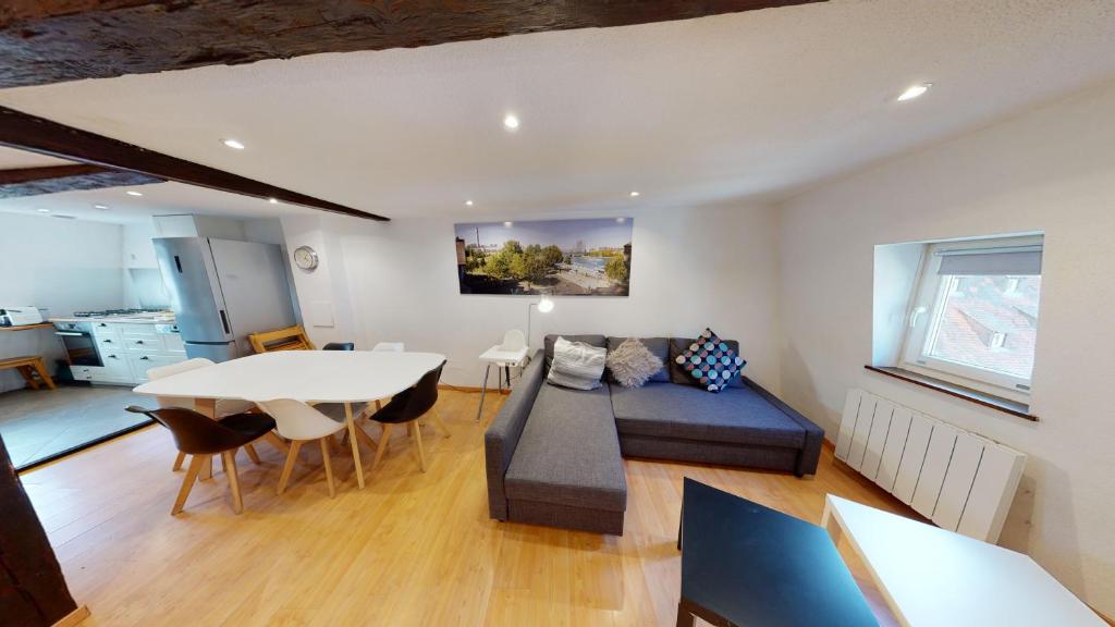Spacious duplex city center Strasbourg - One-Bedroom Apartment