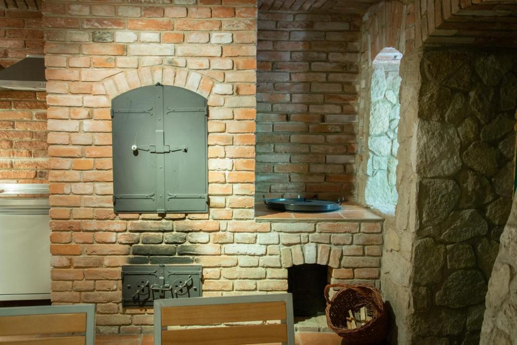 Kuchyň nebo kuchyňský kout v ubytování Exklusives Landhaus