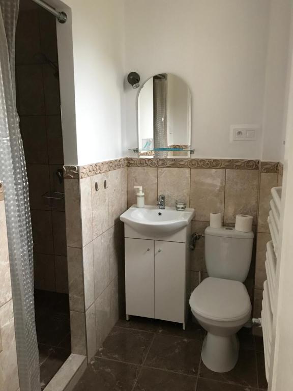Kúpeľňa v ubytovaní Kathia Pokoje Gościnne