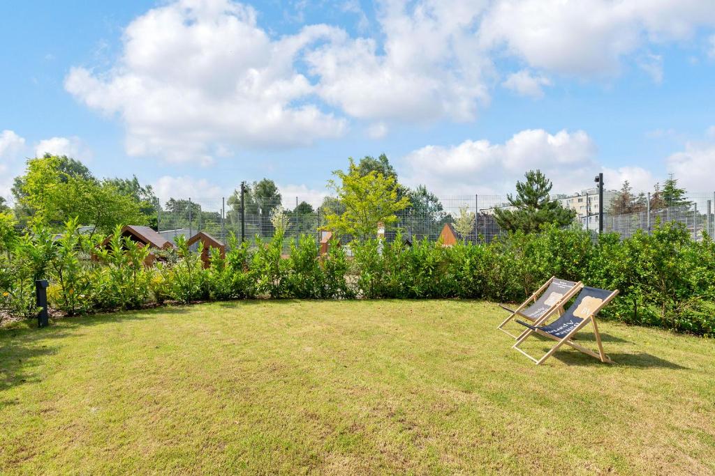 Vonkajšia záhrada v ubytovaní Botanica Premium Apartments