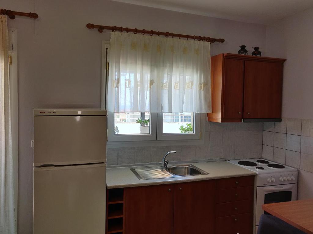A kitchen or kitchenette at Methexis Apartment