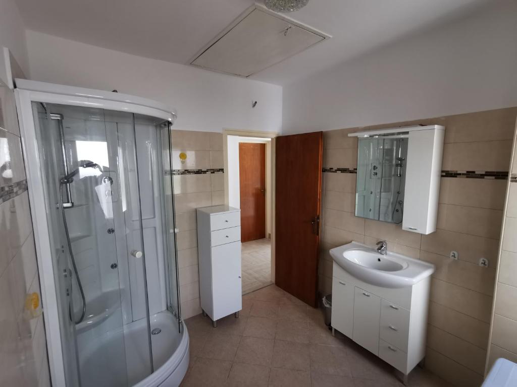 Koupelna v ubytování Apartment Slavica