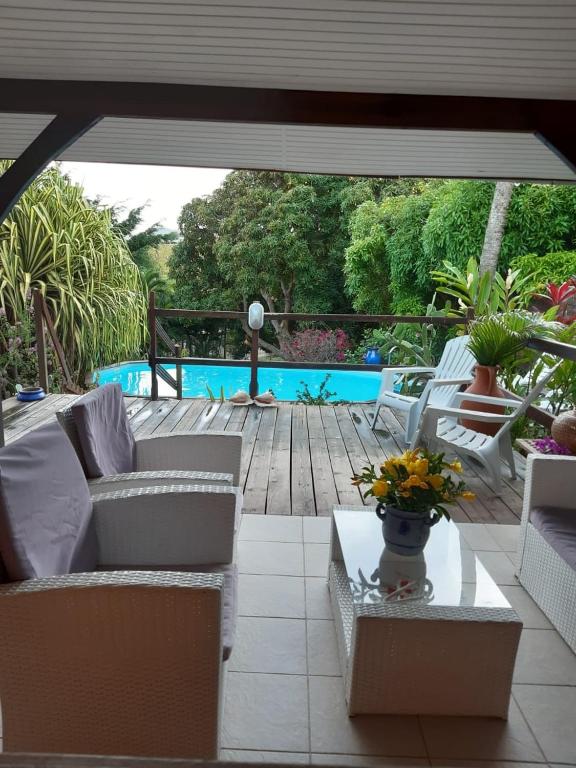 Bassein majutusasutuses Le Chalet Tropical või selle lähedal
