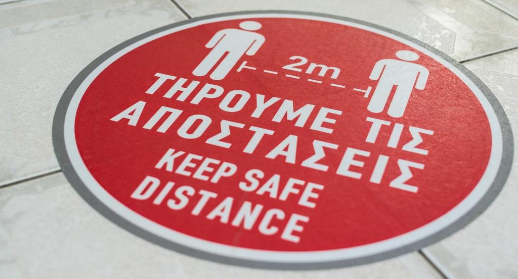 Certifikát, hodnocení, plakát nebo jiný dokument vystavený v ubytování Hotel Fourkos