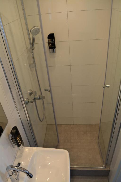 Koupelna v ubytování Hotel BaWü