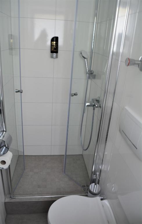 Koupelna v ubytování Hotel BaWü