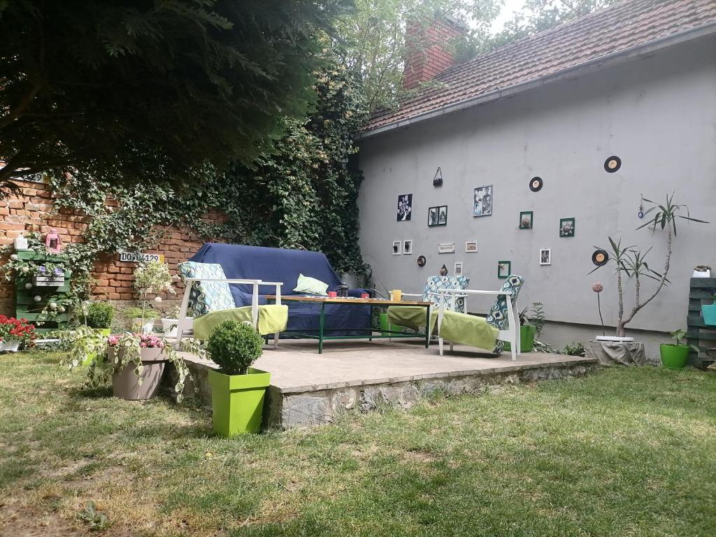 Zahrada ubytování Kizde