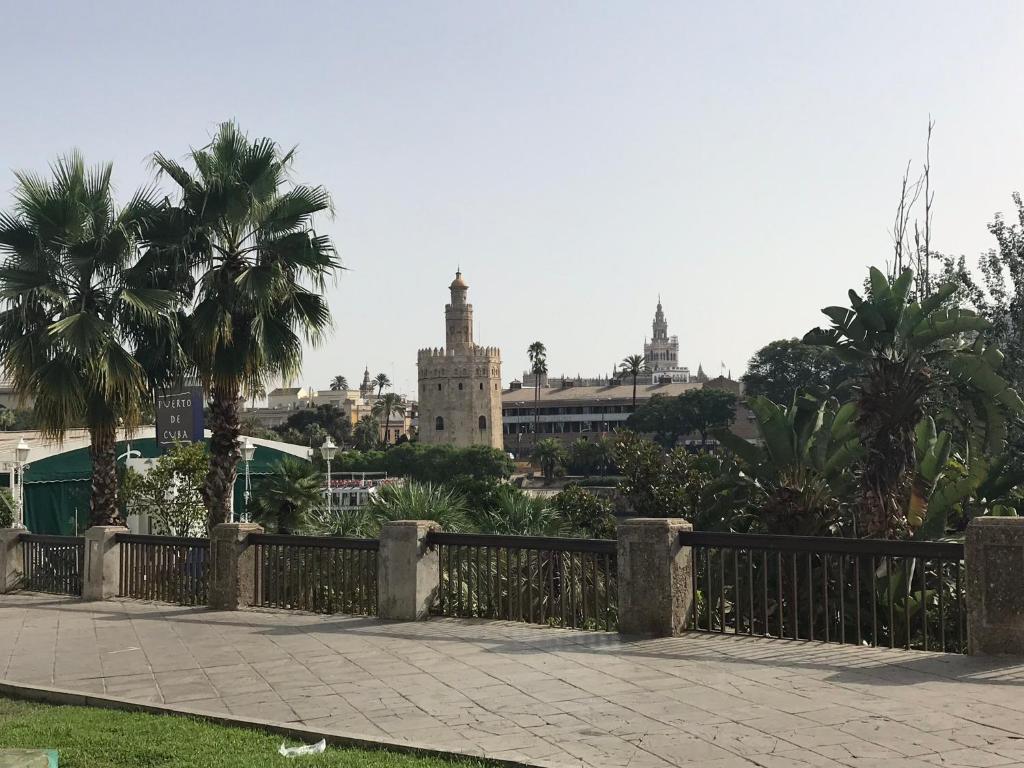 Nespecifikovaný výhled na destinaci Sevilla nebo výhled na město při pohledu z apartmánu