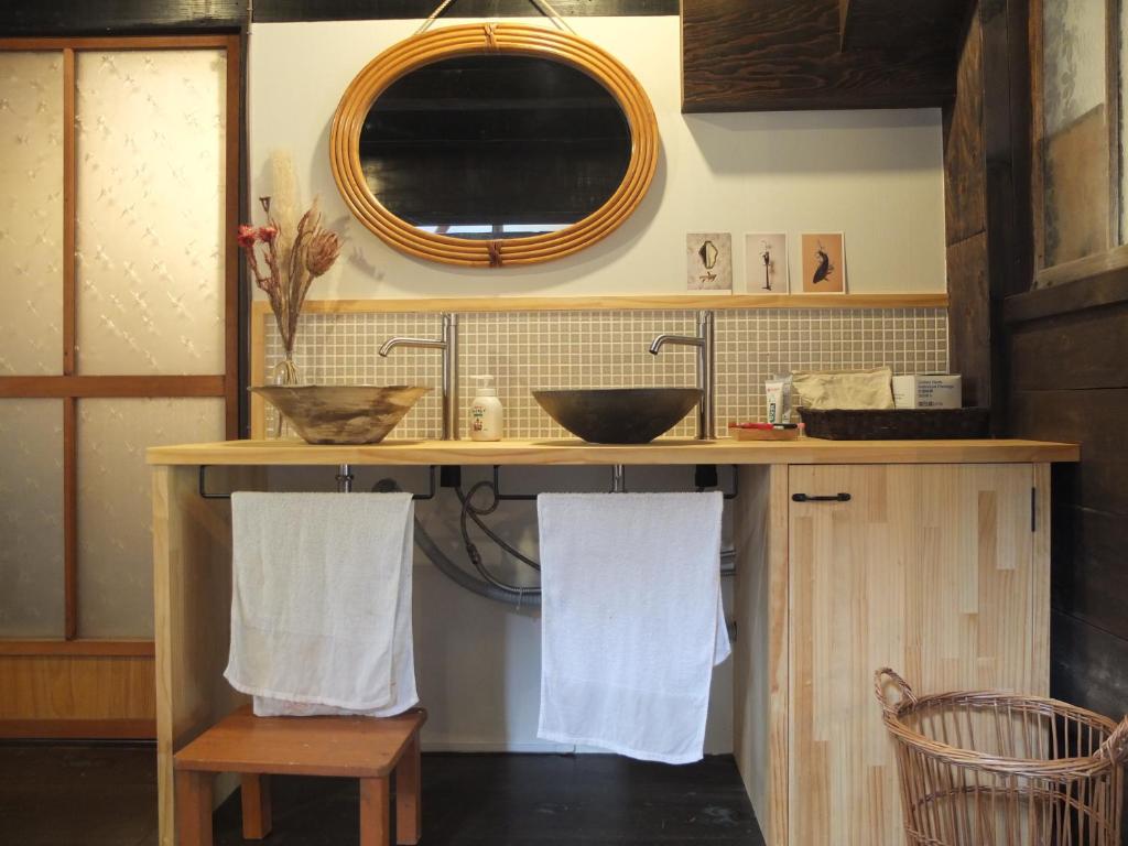 Kuchyň nebo kuchyňský kout v ubytování YOMOGI GUESTHOUSE