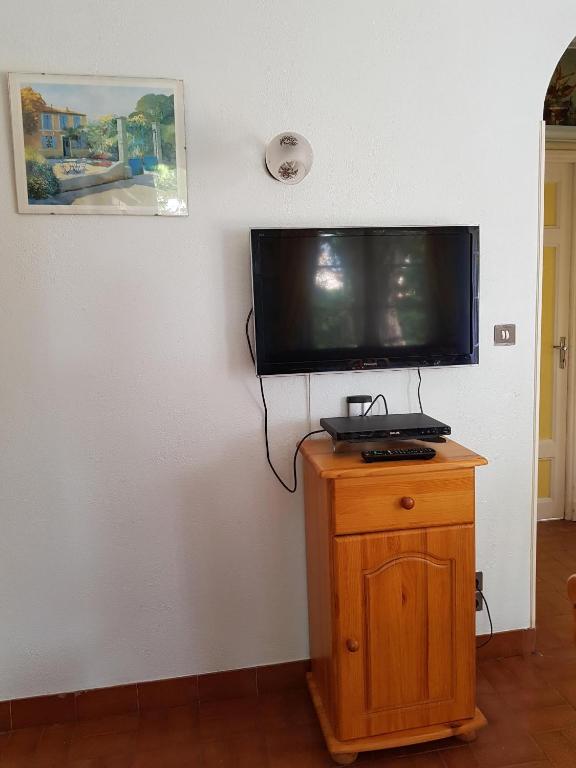 TV a/nebo společenská místnost v ubytování LiseManu