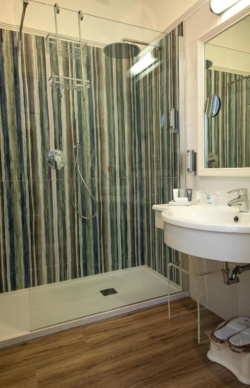 Kúpeľňa v ubytovaní Hotel Aurora