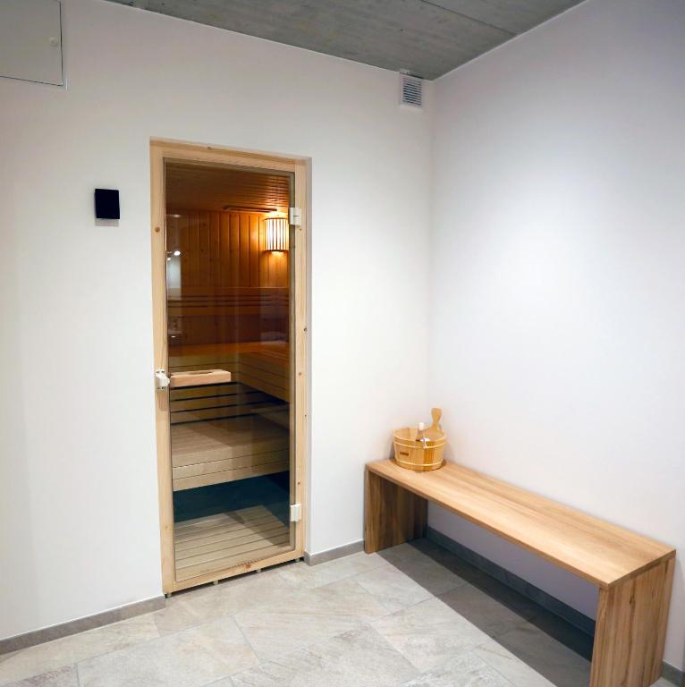 Postel nebo postele na pokoji v ubytování Haus Galgenul