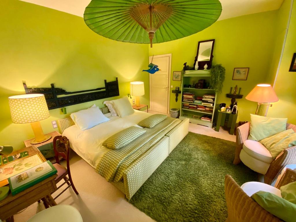 Manoir des Cavaliers - BnB - Superior Doppelzimmer Mit Gartenansicht (2. Stock)
