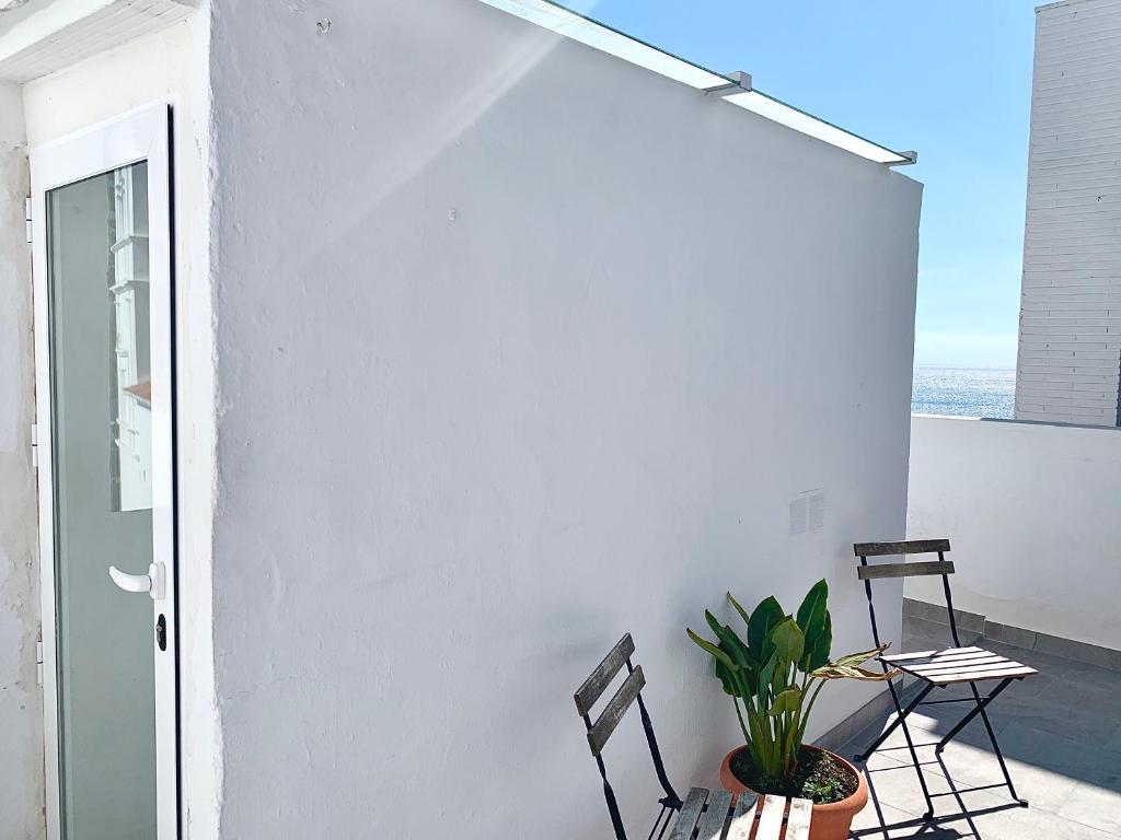 Balkón alebo terasa v ubytovaní Easy Nerja Beach House