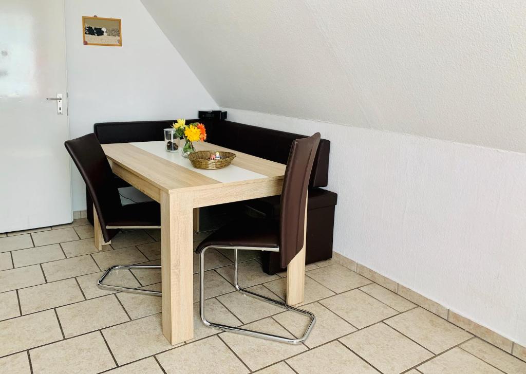 Posezení v ubytování Haus Kormoran Borkum