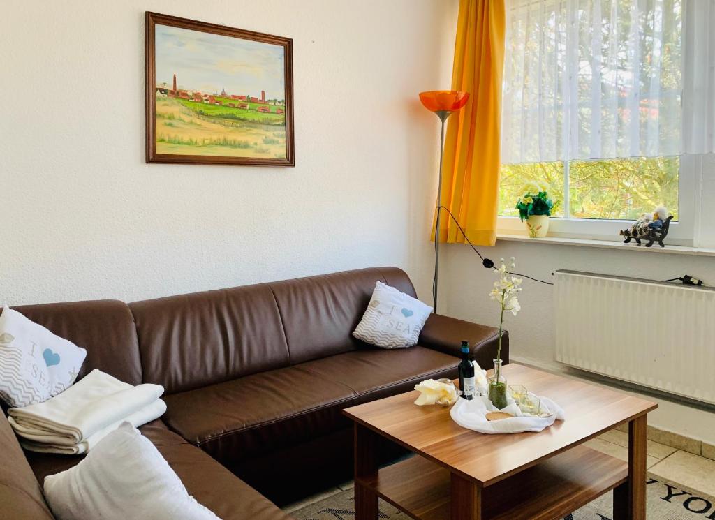Posezení v ubytování Haus Kormoran Borkum
