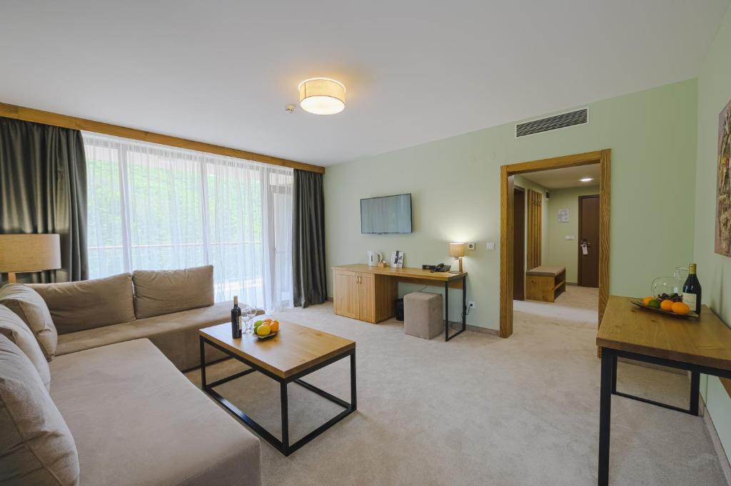 Posezení v ubytování Spa Hotel Orbita