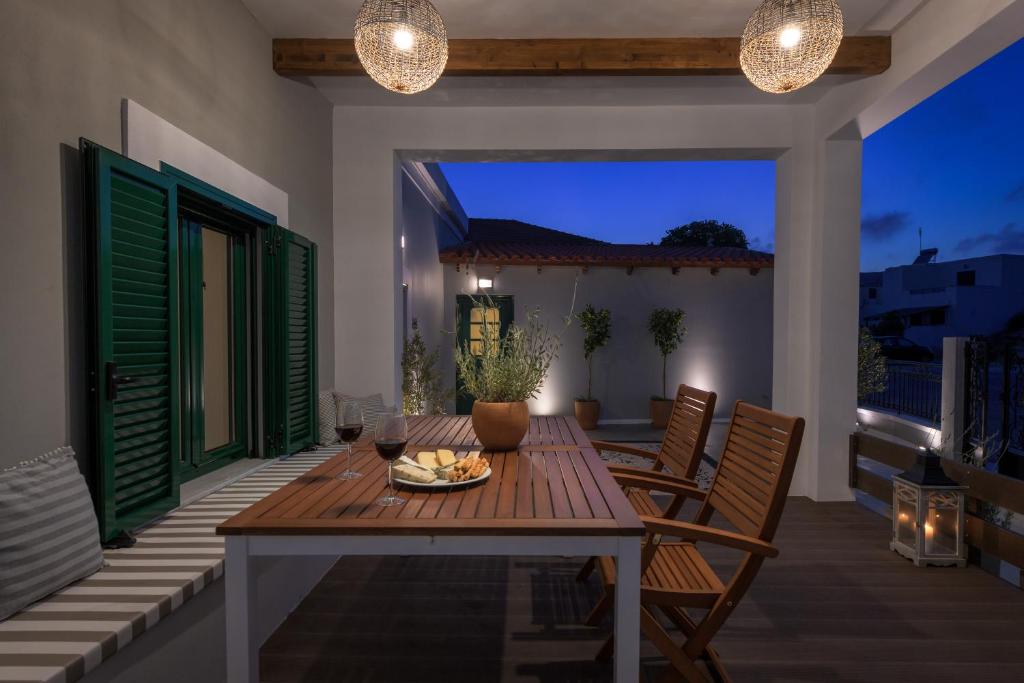 Balkón nebo terasa v ubytování Kite Blue Villas