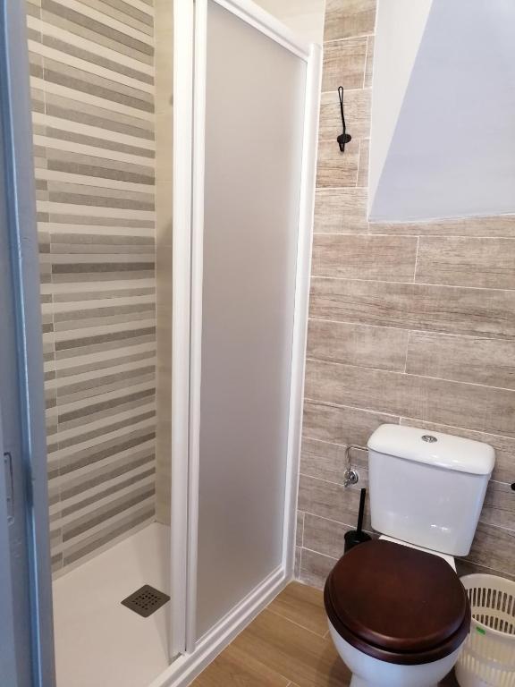 Kúpeľňa v ubytovaní Ambroz y Plata