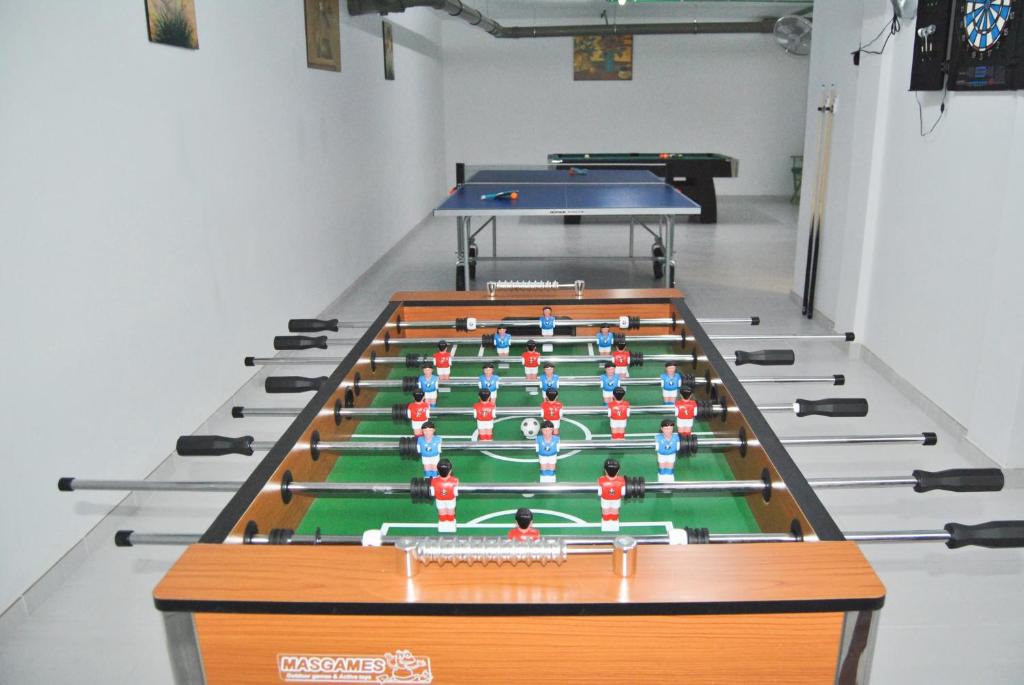 Herní místnost v ubytování Big Villa Tauro with Private Heated Saltwater Pool & Jacuzzi & BBQ & Game Room & Arcade Games