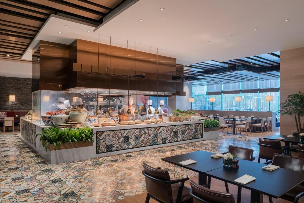 Restaurace v ubytování Hyatt Regency Xiamen Wuyuanwan