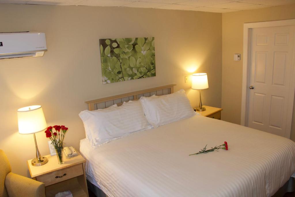 Letto o letti in una camera di Rum Runner Inn