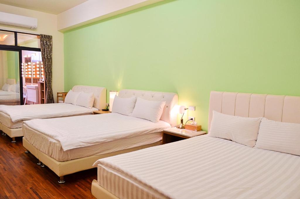 Postel nebo postele na pokoji v ubytování Warm Home